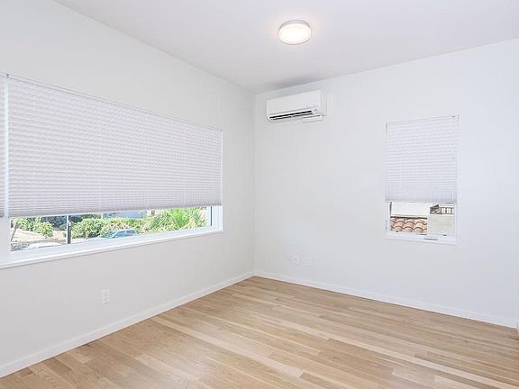 Bedroom with large window