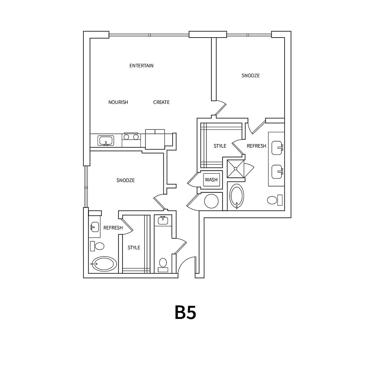 Floor plan B5