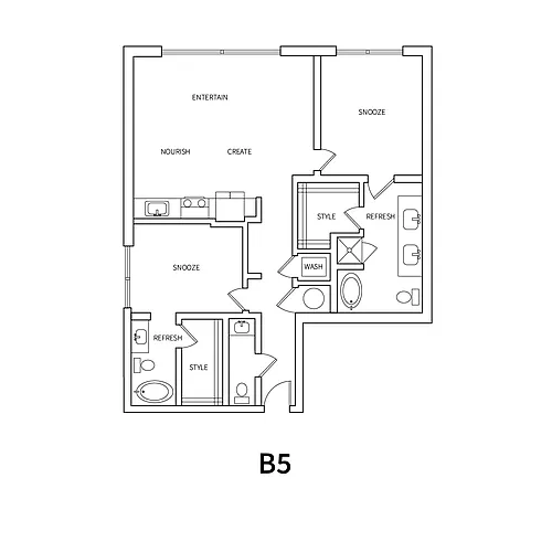 Floor plan B5