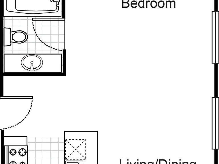 Interurban Building - A11 - 1 Beds - 1 Baths - 661 Sq. ft.