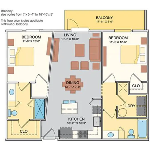 Floor plan Art Deco