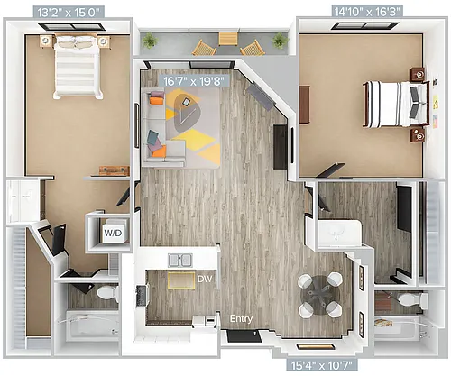 Floor plan B_2B2B_963_101-Premier