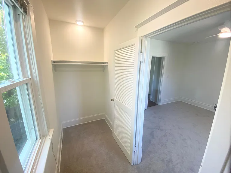 Walk-in closet.