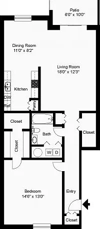 One bedroom apartment One bedroom apartment