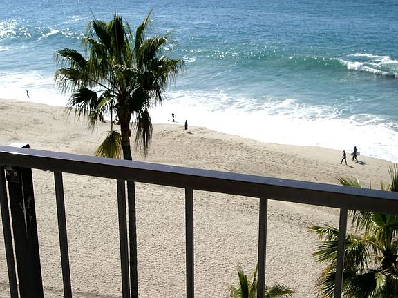 View from deck of surf below