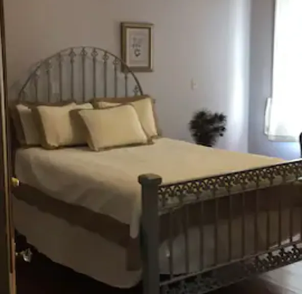 Bedroom (1) , queen iron bed