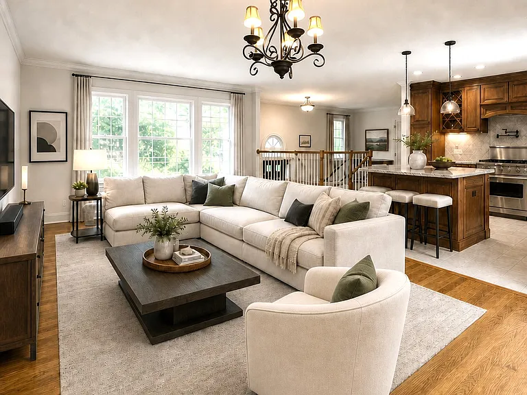 open floor plan