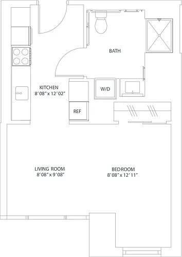 Floor plan Studio-A3