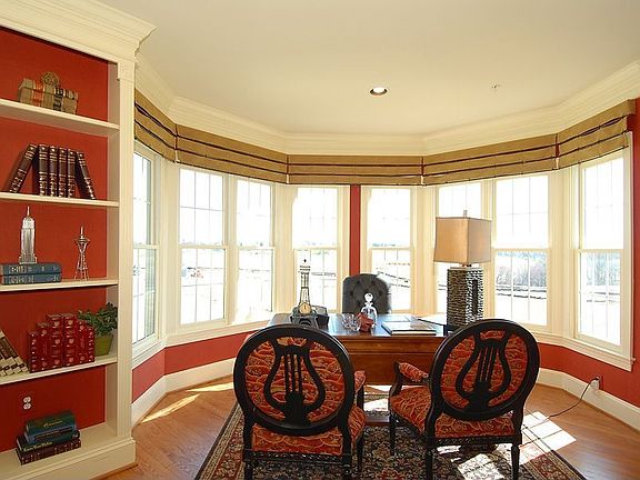 Library with Bay Window