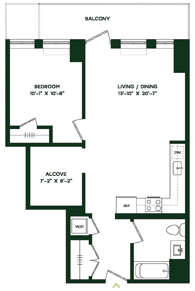 Floor plan A6W