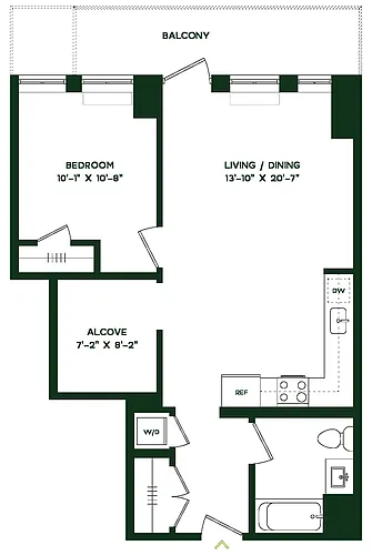 Floor plan A6W