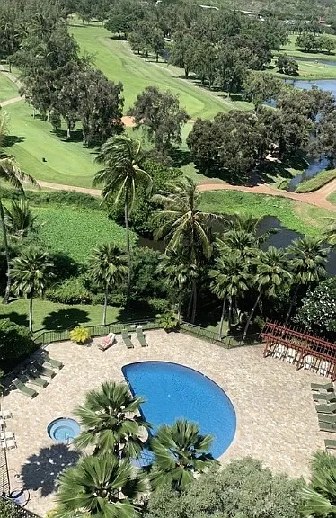 Nearby golfcourse