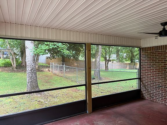 Screened in carport