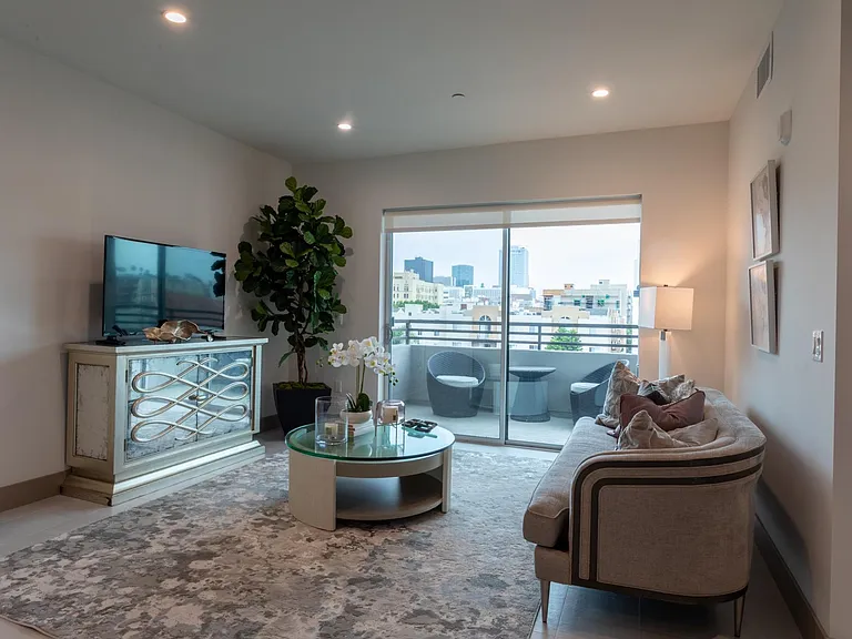 One Bedroom living room