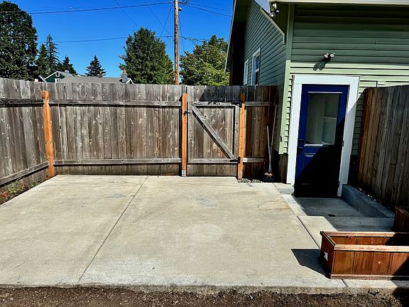 Patio and Apartment Entrance