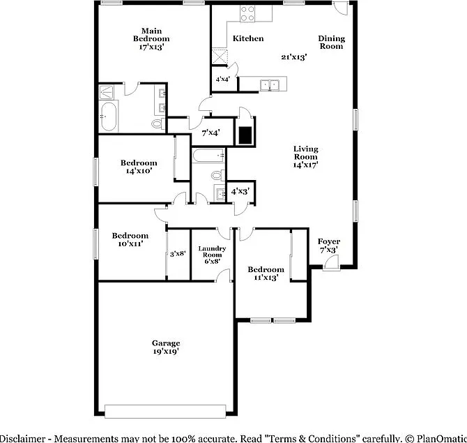 4 bed, 2.0 bath, 1724 sqft, $2,205 — Photo 3