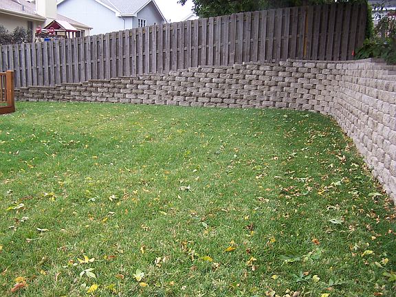 Huge Wall in Backyard