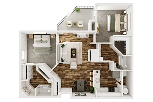 Floor plan Wheaton Renovated