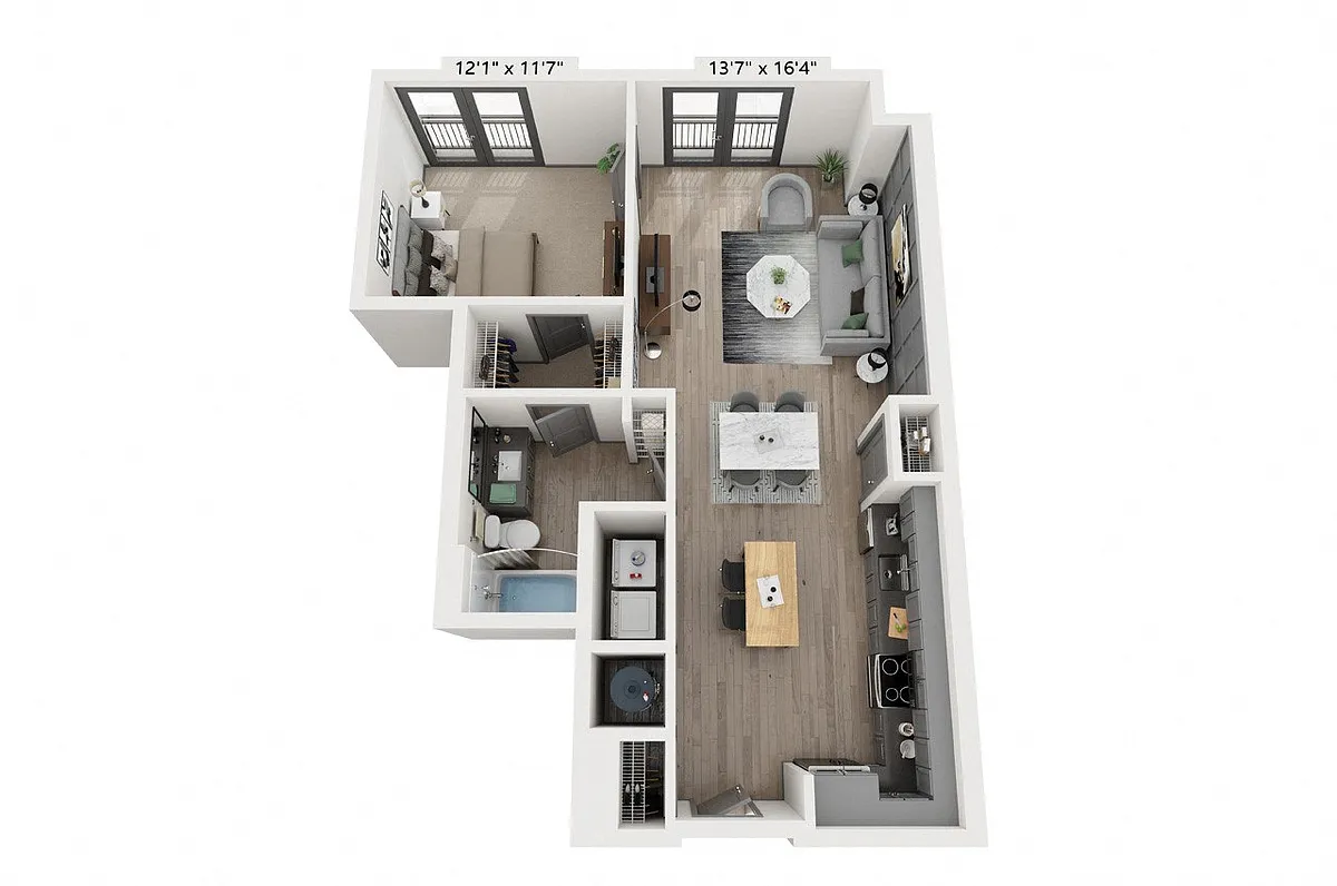 Floor plan Canal ( 1.1S | T | Q )