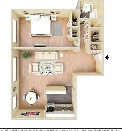 1 Bedroom 1 Bath 1 Bedroom 1 Bath