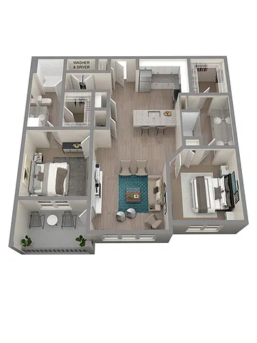 Floor plan The Cottonwood