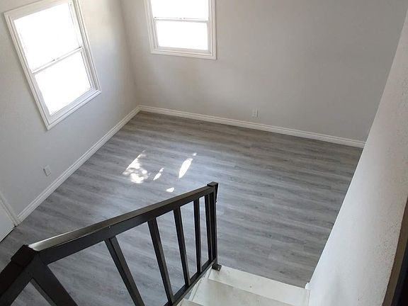 View of the front of studio from stair landing