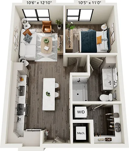 Floor plan A13