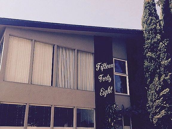 Outside building