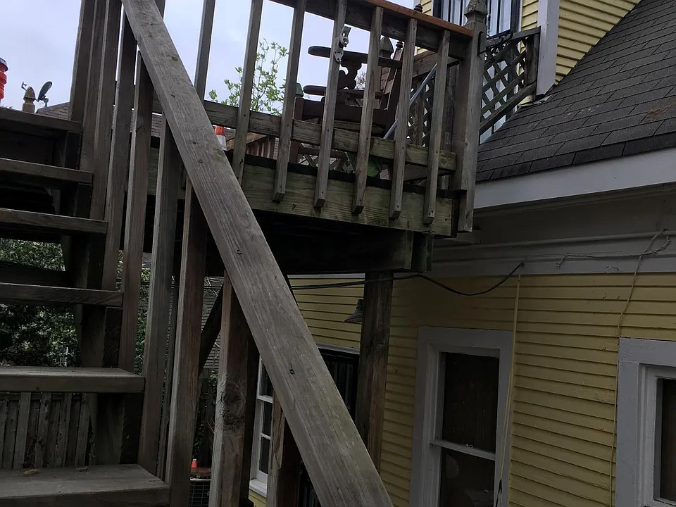 Private raised deck