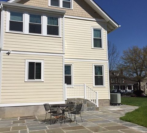 Stone Patio--Back of Main House