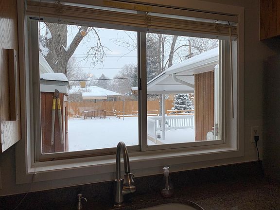 Kitchen View Of Yard