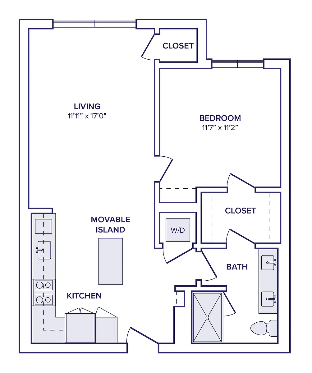Floor plan A08 - North Tower