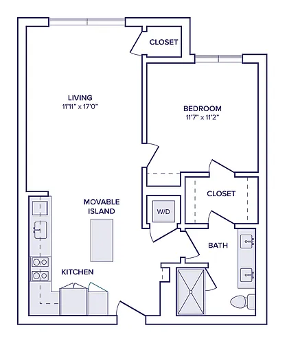 Floor plan A08 - North Tower