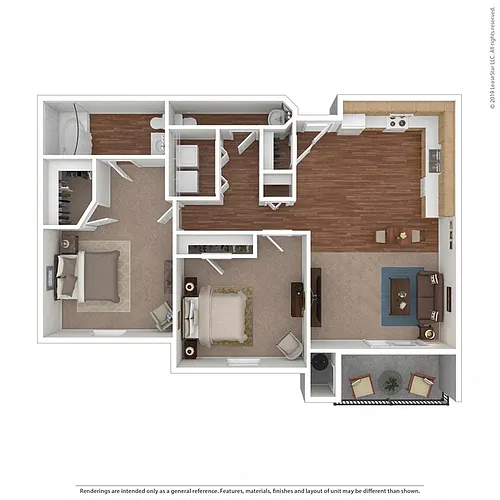 Floor plan B - Oakridge
