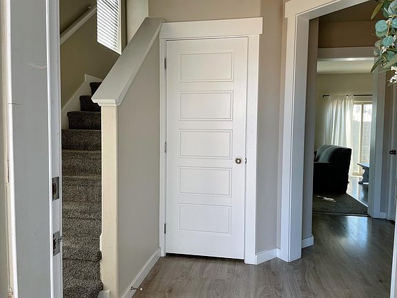 Entryway closet, leading into family room or upstairs
