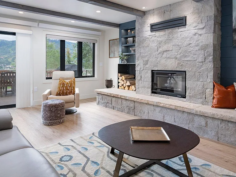 Wood Burning Fireplace