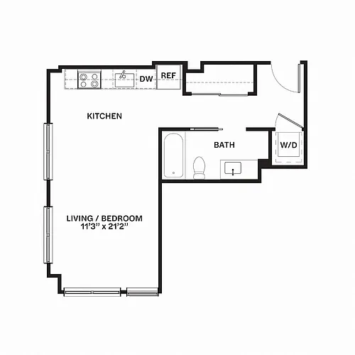Floor plan Studio A11