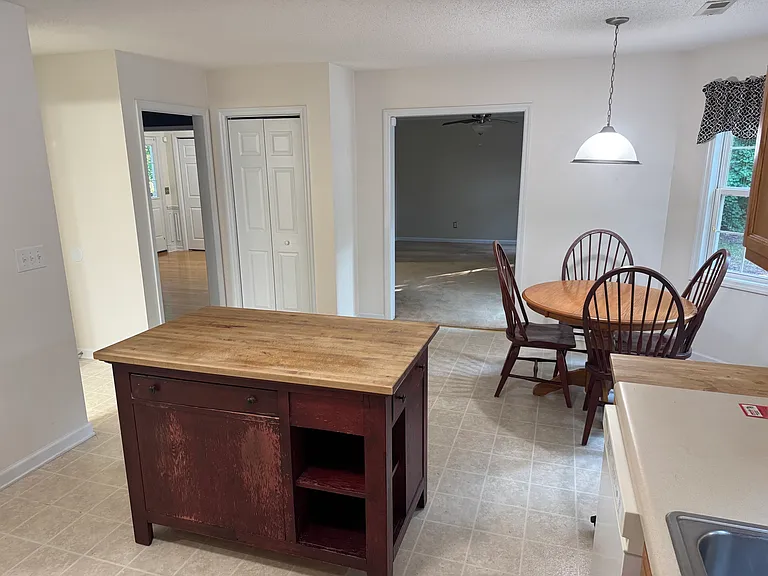 Kitchen with island