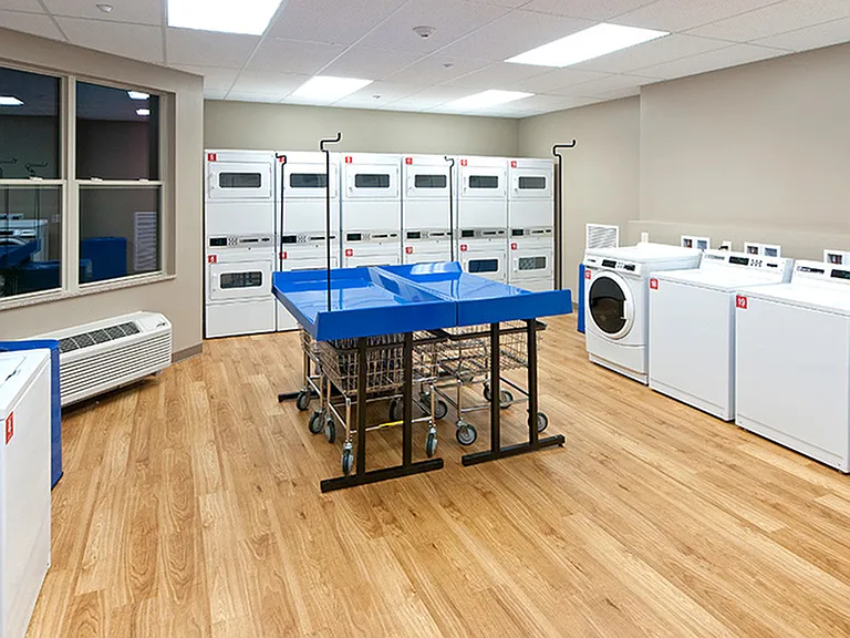 A tidy and efficient space for all laundry needs.