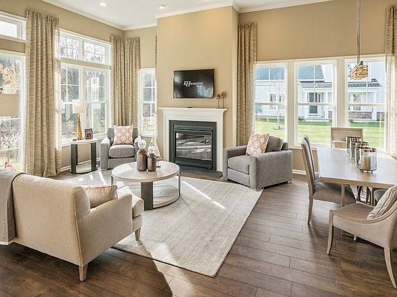 Great room with ample natural light