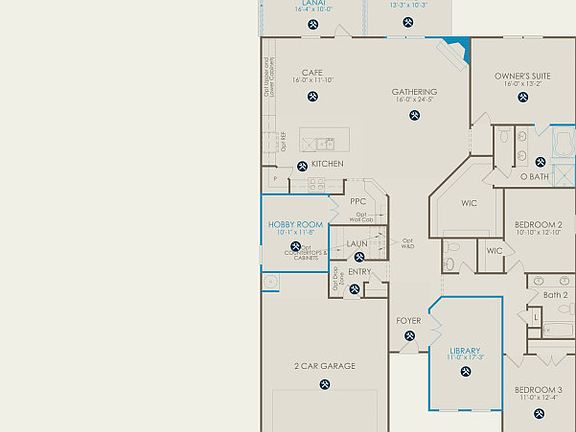 Amberwood Floor Plan, Quick Move-In Home, Floor 1