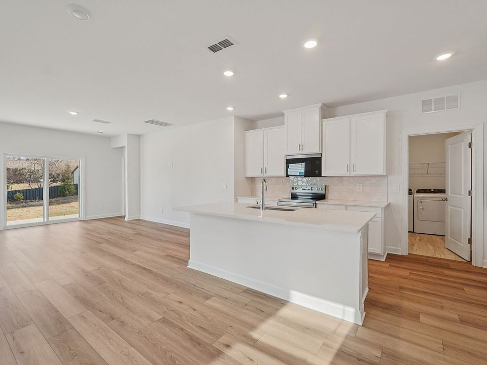 Dining area in the Vienna floorplan at a Meritage Homes community in Charlotte, NC.