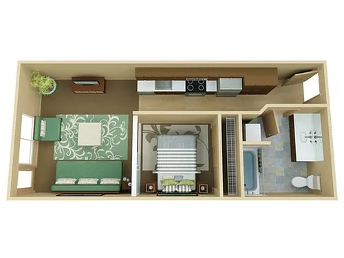Floor plan Live + Work