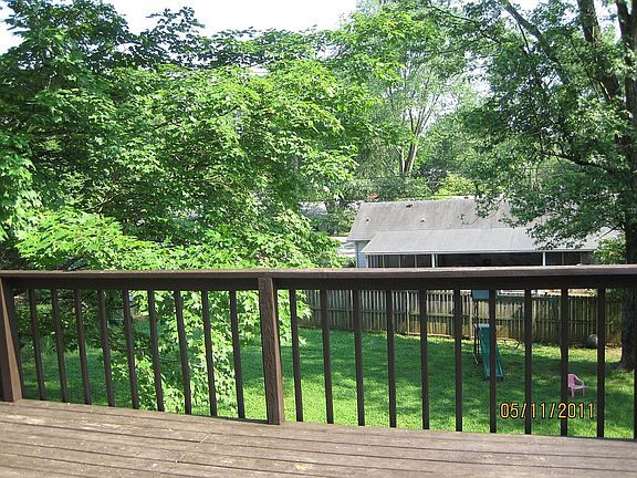 back deck. being restained. 