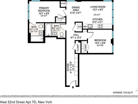 2nd image of 432 W 52nd St #7D