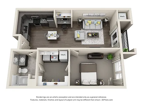 Floor plan A1C