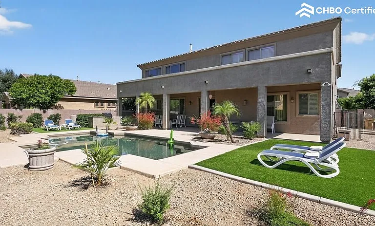 Spacious backyard for outdoor enjoyment.