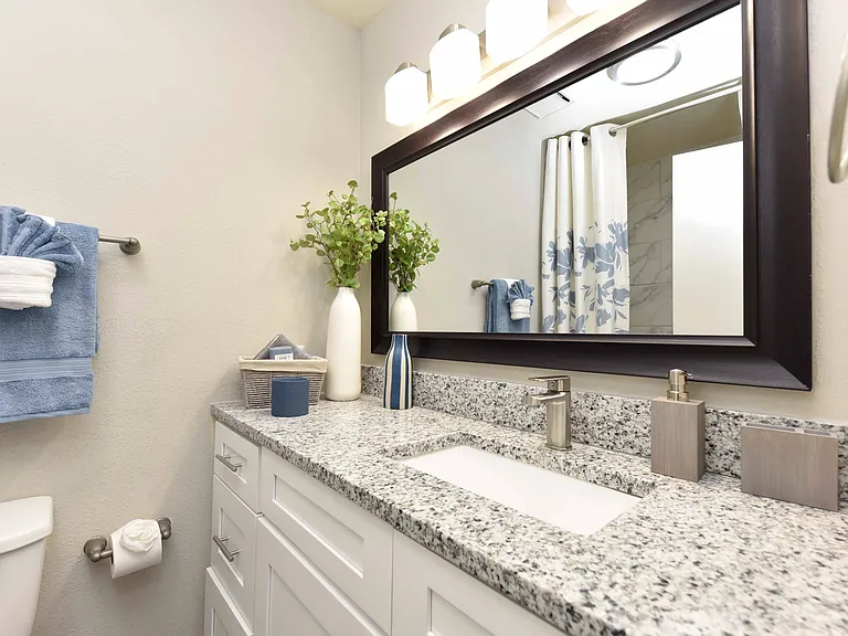 Bathroom with Granite Counters