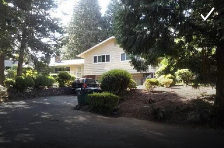 Front of the duplex and driveway