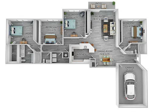 Floor plan D1 | Antigua